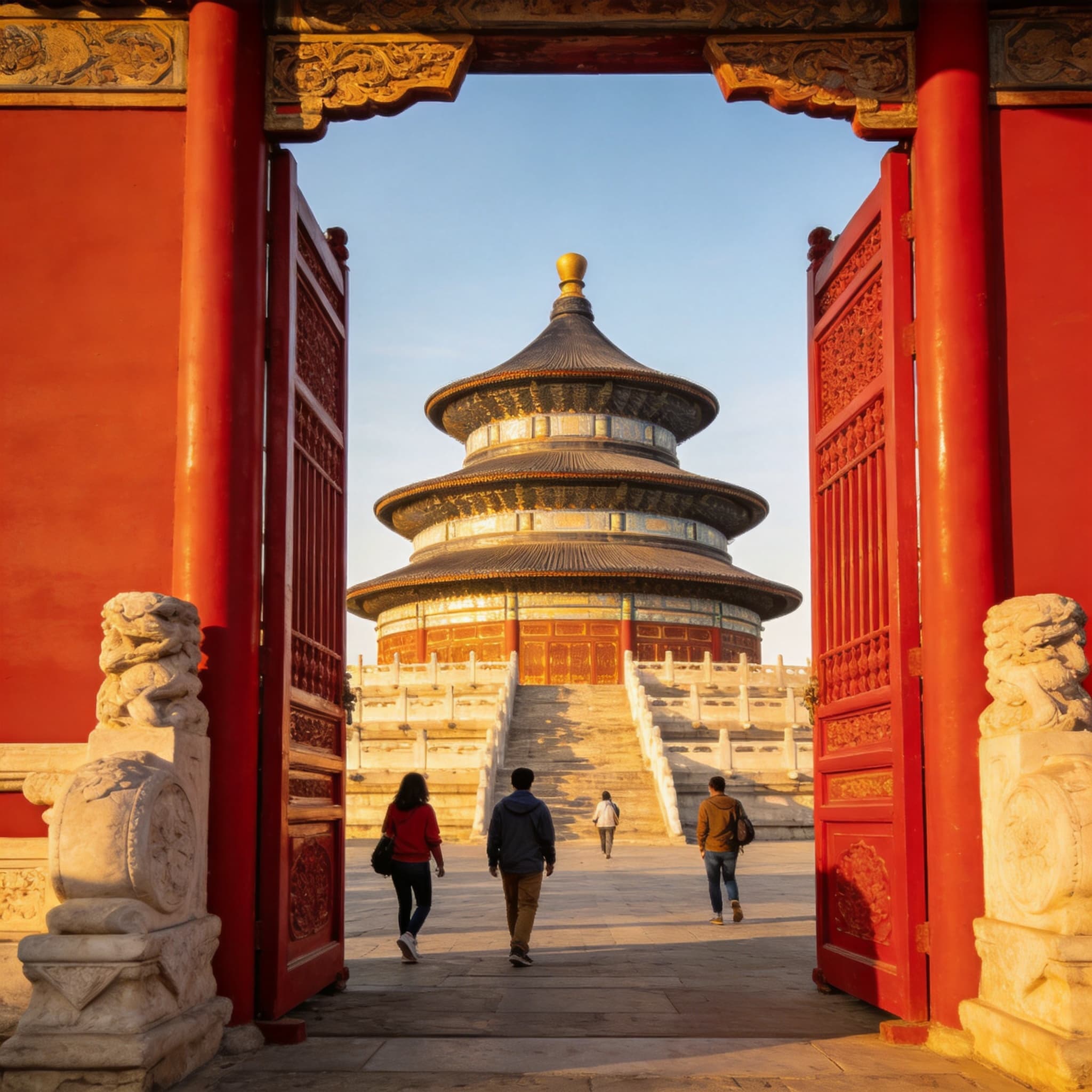 Beijing landmarks featured in a three-day city itinerary